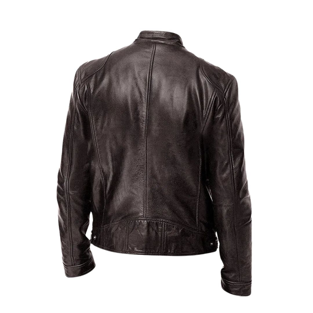 Montieri Leather Jacket – Stoer, Tijdloos & Verfijnd