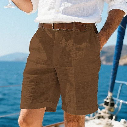 Lucento Linnen Short – Luchtig, Comfortabel & Tijdloos