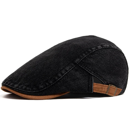 Milano Denim Flat Cap – Klassiek & Tijdloos