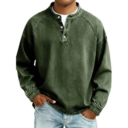 Mavero Vintage Longsleeve – Authentiek, Comfortabel & Karaktervol