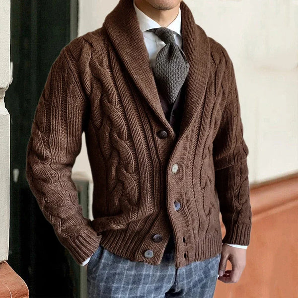 Cosimo Kabelgebreide Cardigan