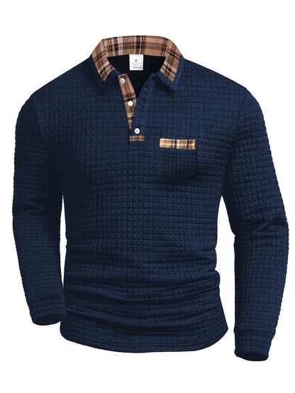 Kalani Structuur Polo – Verfijnd, Comfortabel & Karaktervol (1+1 GRATIS)