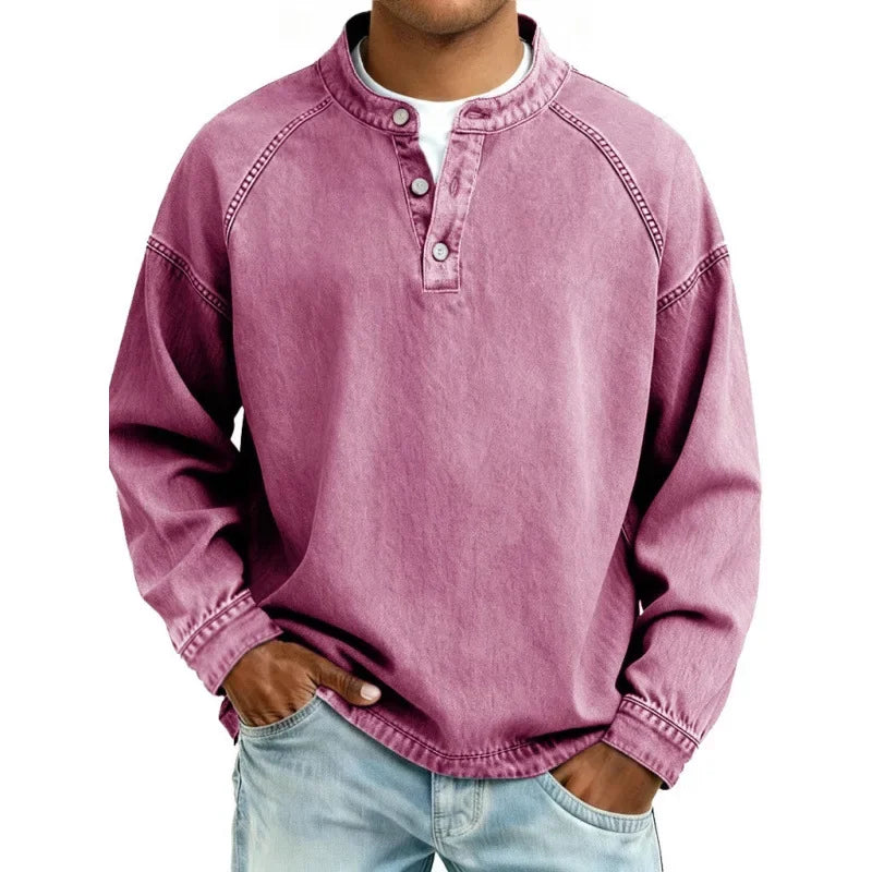 Mavero Vintage Longsleeve – Authentiek, Comfortabel & Karaktervol