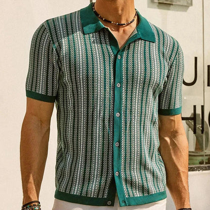 Belluno Stripe Shirt – Verzorgd, Comfortabel & Tijdloos