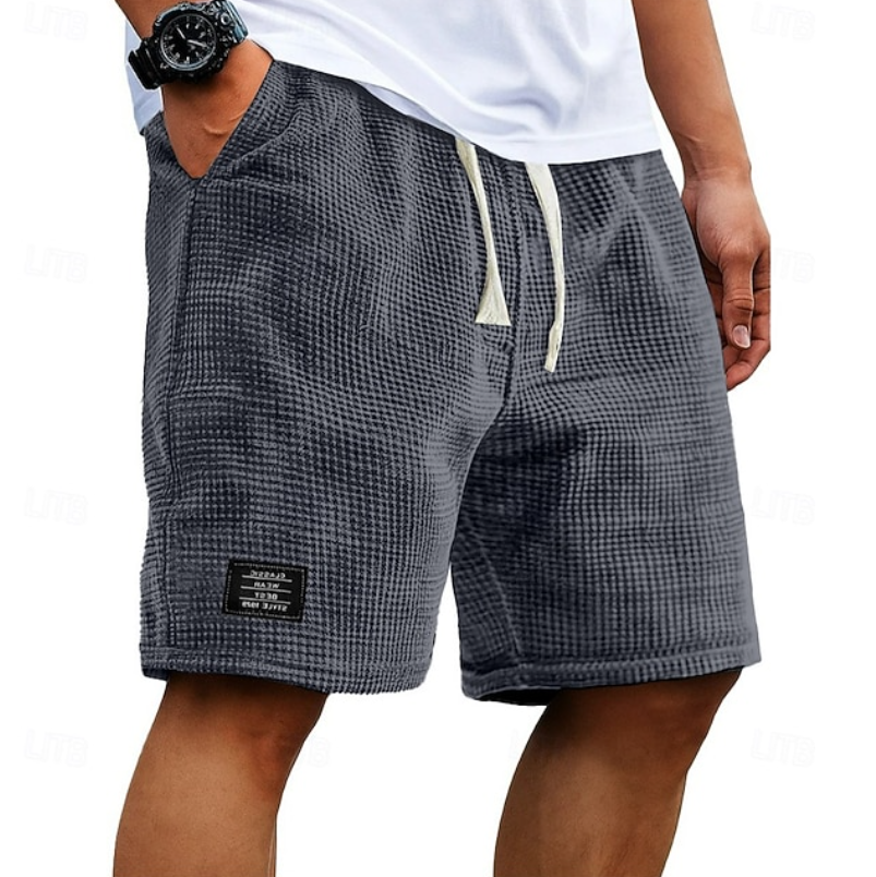 Rovano Wafelshort – Licht, Comfortabel & Tijdloos