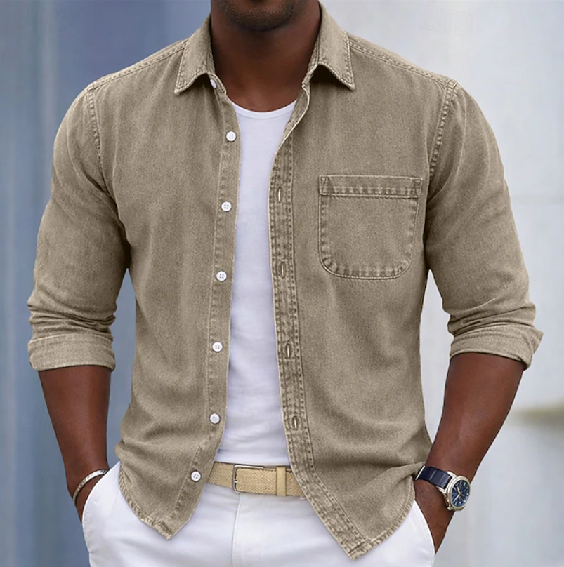 Marvino Denim Overhemd – Casual, Verzorgd & Tijdloos