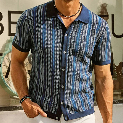 Belluno Stripe Shirt – Verzorgd, Comfortabel & Tijdloos