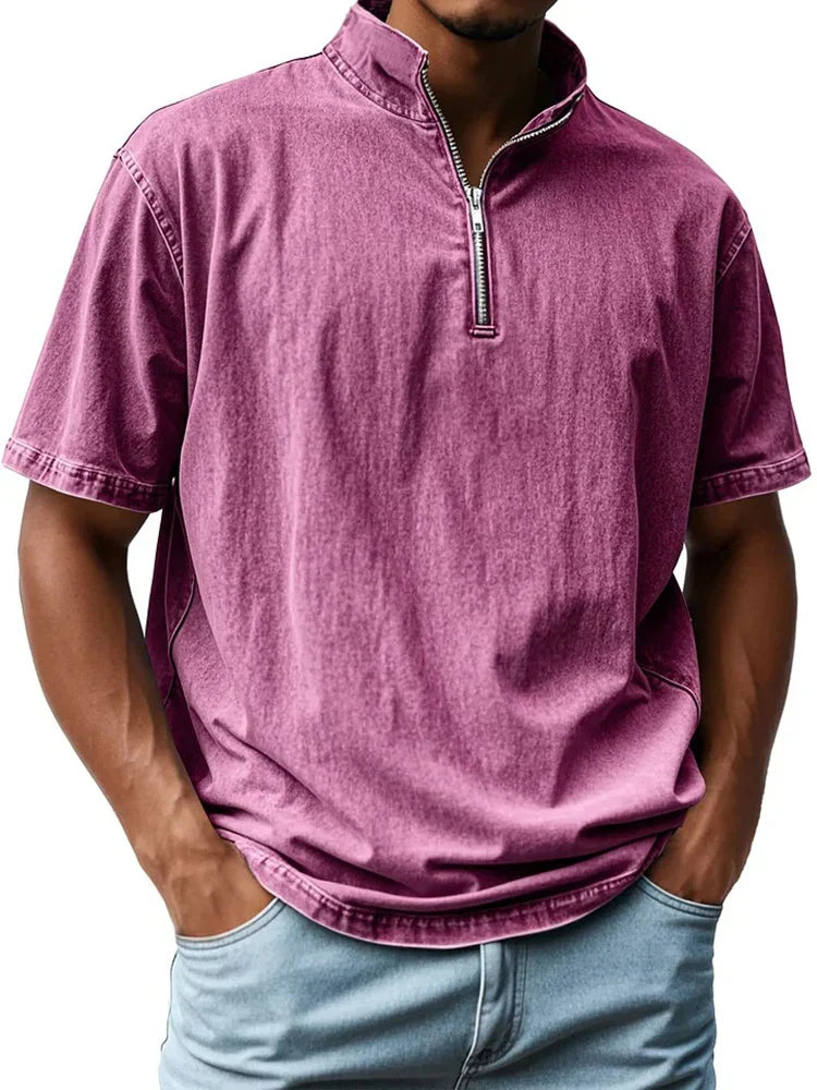 Varello Zip Polo – Modern, Comfortabel & Moeiteloos Verzorgd