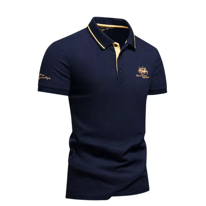 Vincenzo Luxe Polo – Tijdloos, Ademend & Comfortabel