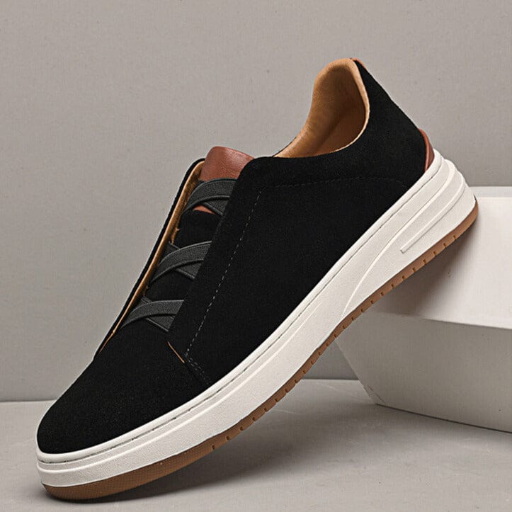 Aurelio Suede Runner – Minimalistisch, Luxe & Tijdloos