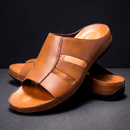 Cavaro Leren Sandalen – Verfijnd, Comfortabel & Tijdloos