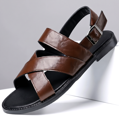 Cesare Leren Sandalen – Elegant, Comfortabel & Tijdloos