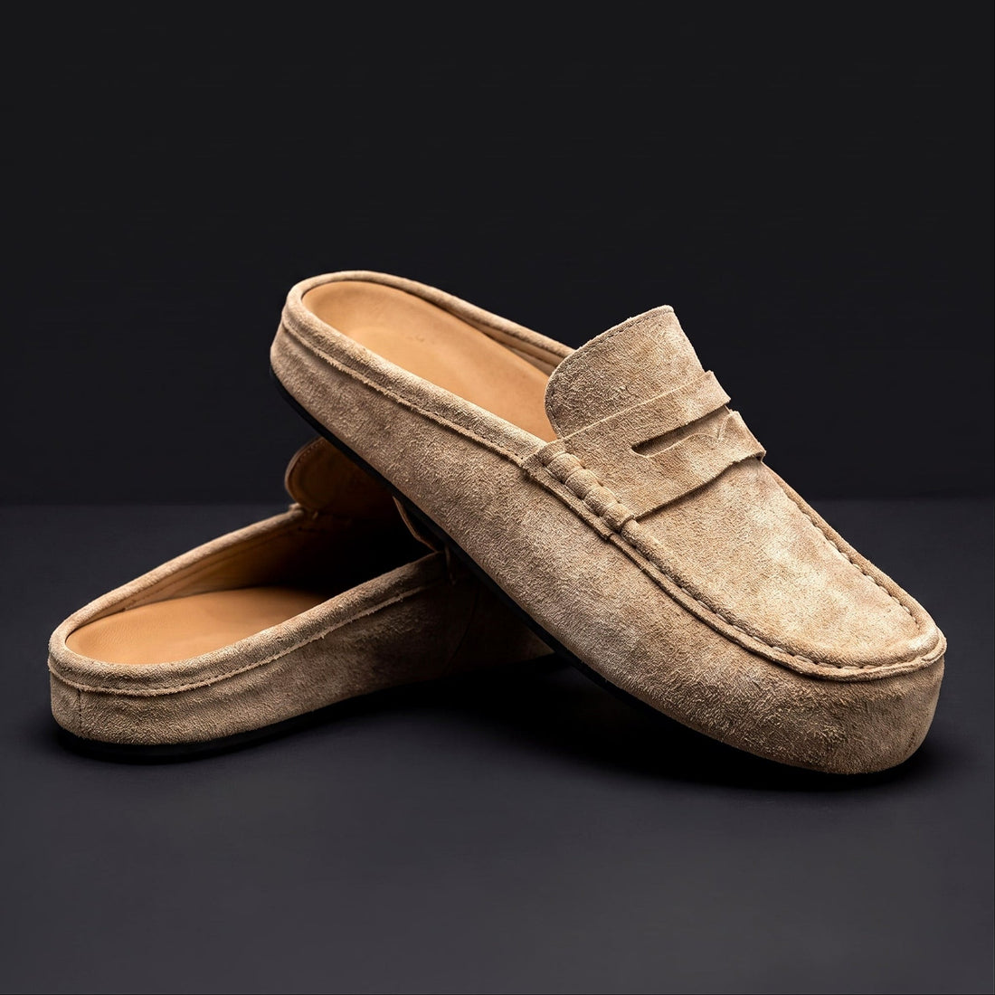 Elvano Suède Instaploafers