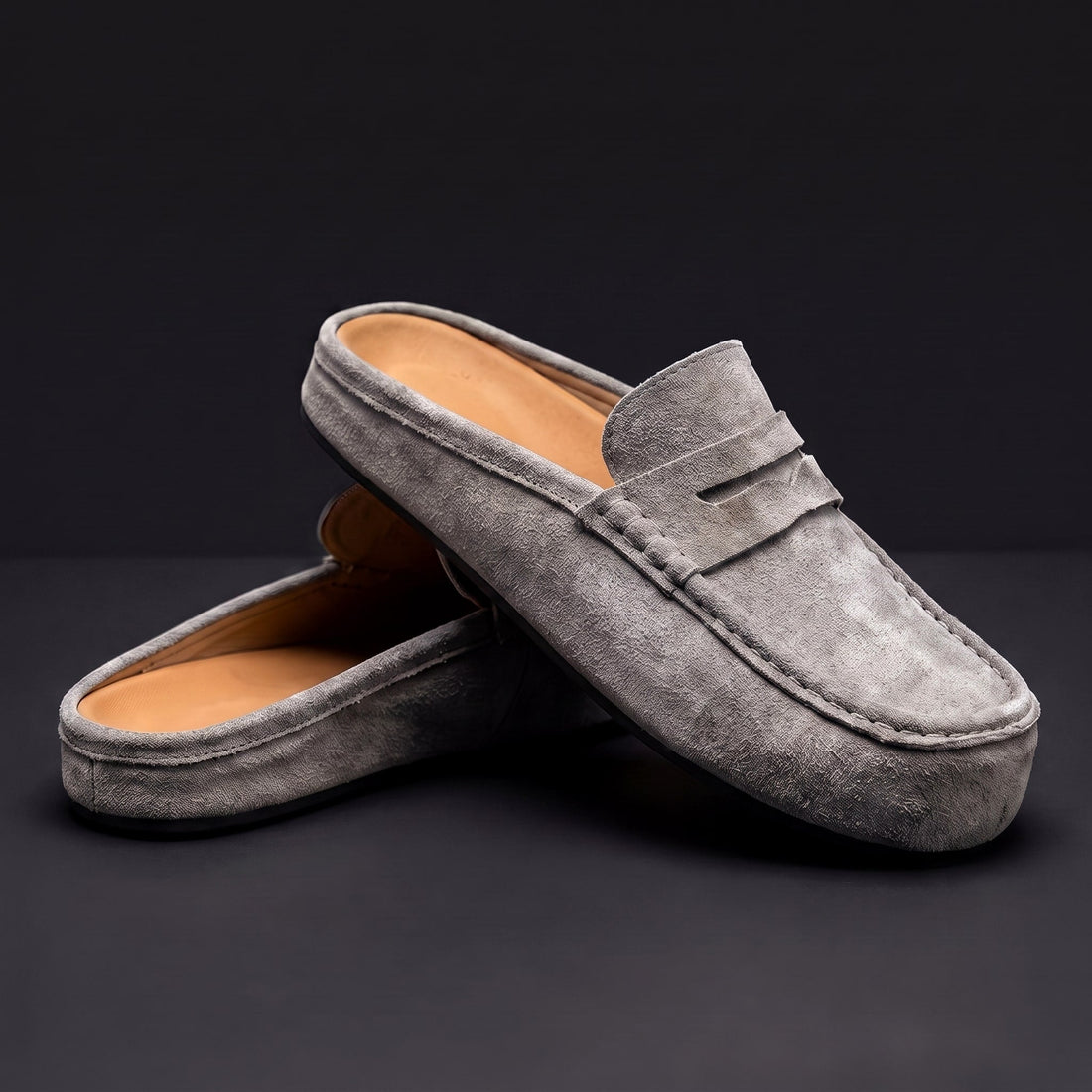 Elvano Suède Instaploafers