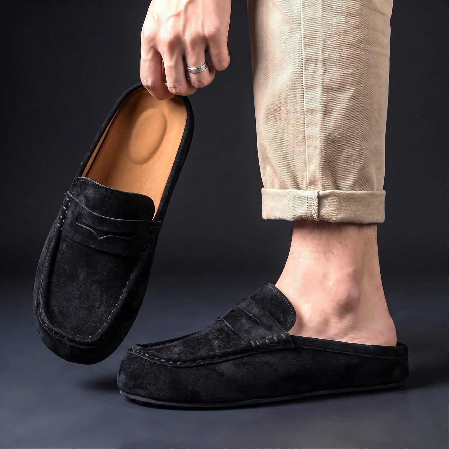 Elvano Suède Instaploafers – Comfortabel, Verzorgd & Tijdloos (1+1 GRATIS)