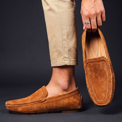 Malaga Suède Loafers – Luxe Comfort voor Elke Stap (1+1 GRATIS)