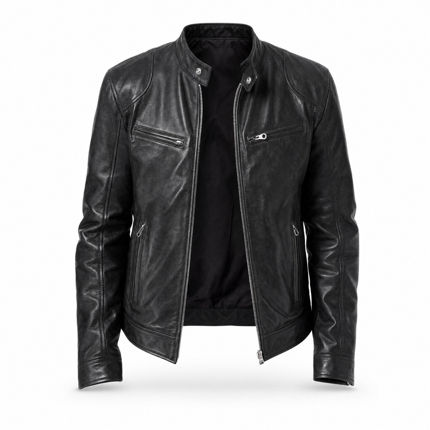 Montieri Leather Jacket – Stoer, Tijdloos & Verfijnd