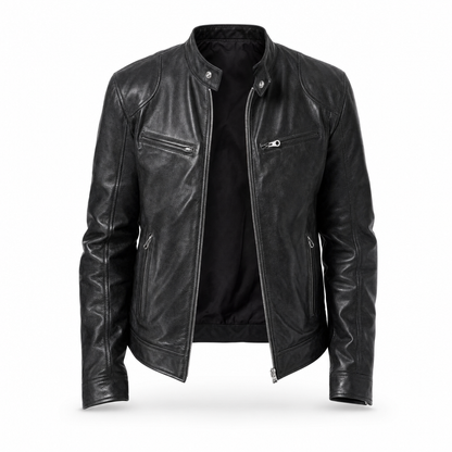 Montieri Leather Jacket – Stoer, Tijdloos & Verfijnd