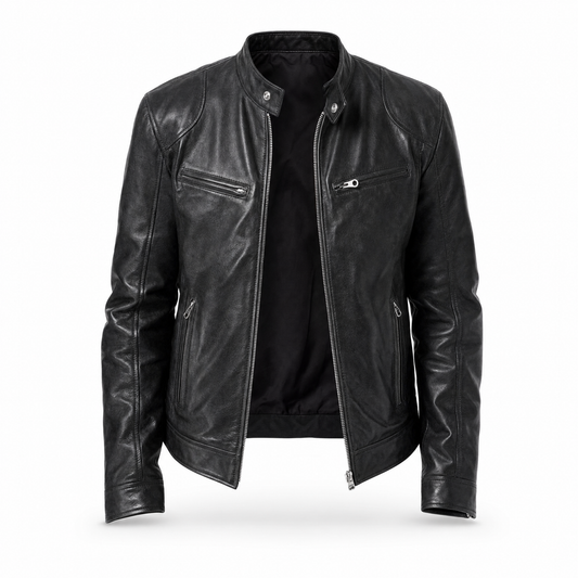Montieri Leather Jacket – Stoer, Tijdloos & Verfijnd