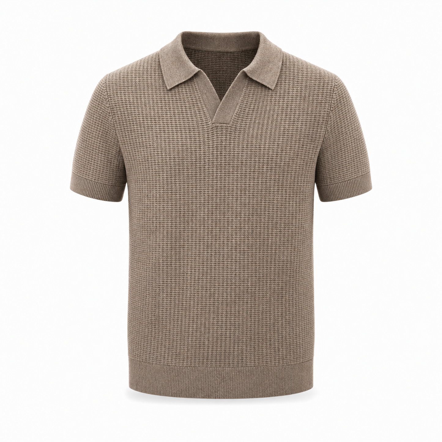 Marzano Gebreide Polo – Tijdloos, Ademend & Verzorgd