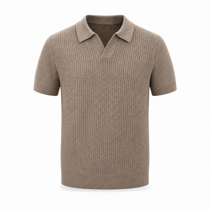 Marzano Gebreide Polo – Tijdloos, Ademend & Verzorgd