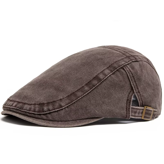 Milano Denim Flat Cap