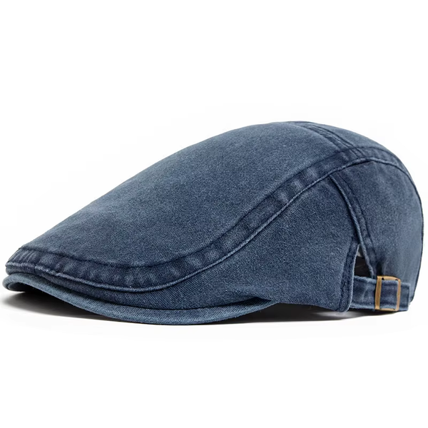 Milano Denim Flat Cap