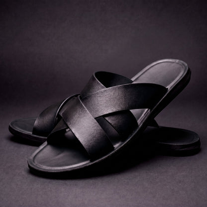 Bellagio Leren Sandalen – Verfijnde elegantie voor iedere zomerse stap