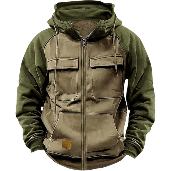 Gianluca Kleurblok Hoodie met Capuchon