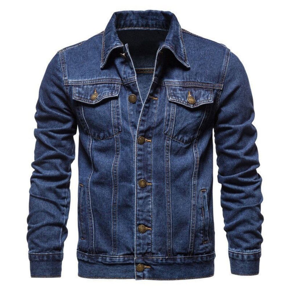 Senne Denim Spijkerjack - Blauw