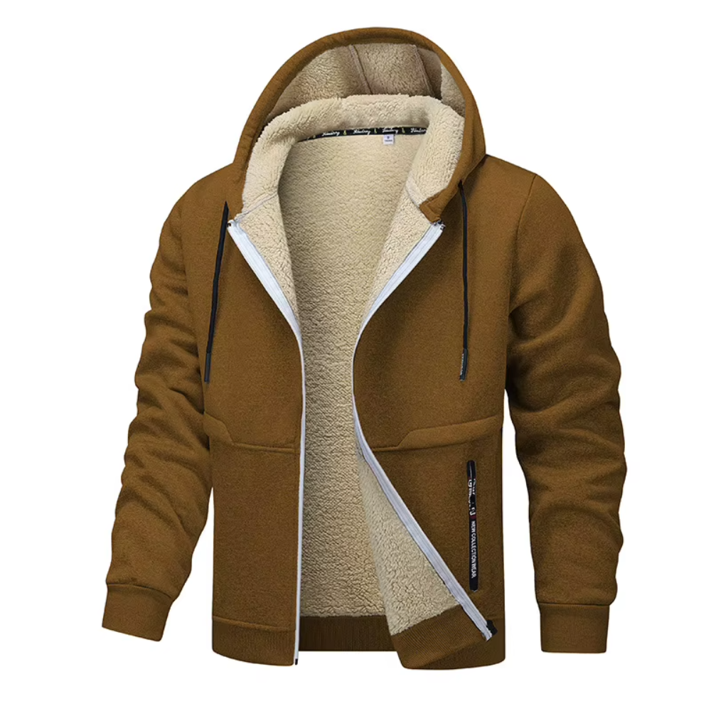 Tibor Teddy Fleece Hoodie - Bruin