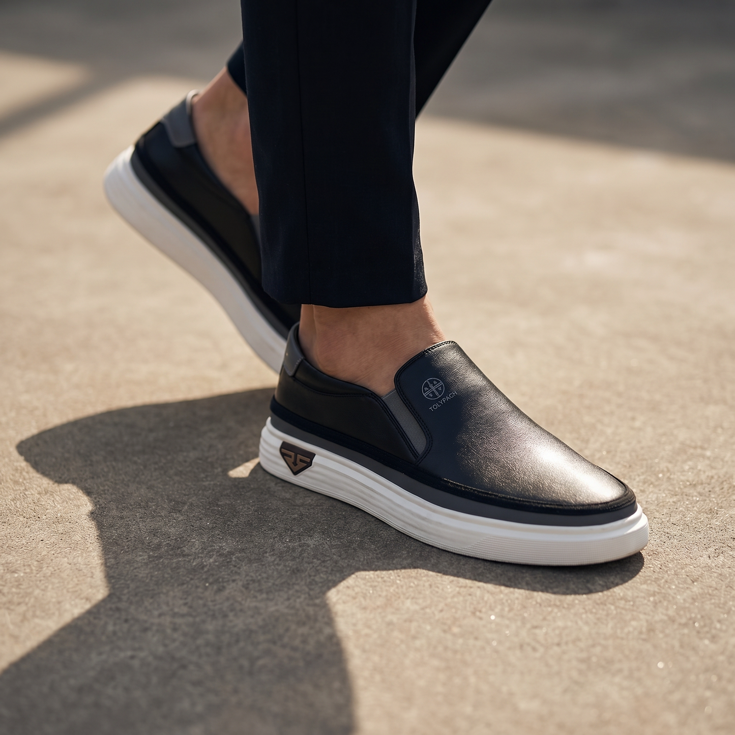Leonardo Slip Sneakers – Licht, Verzorgd & Moeiteloos Elegant