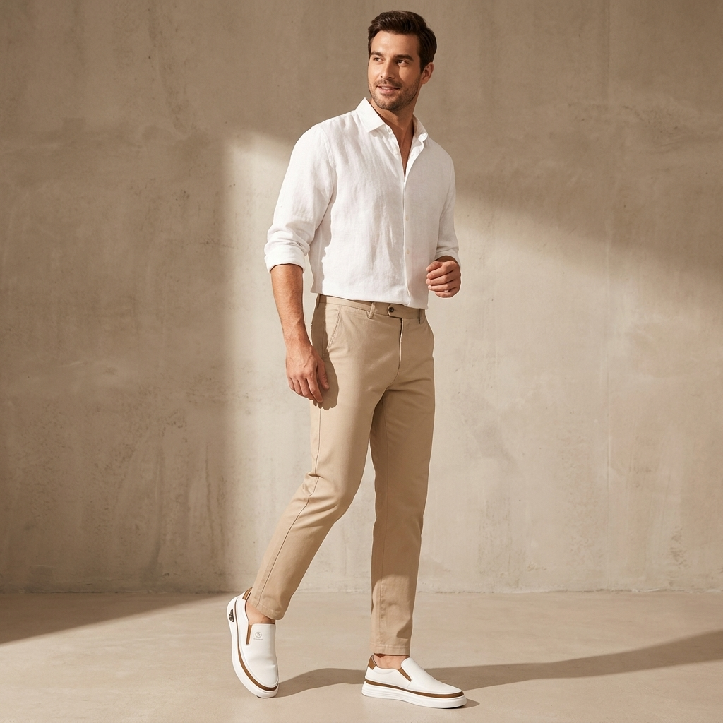 Leonardo Slip Sneakers – Licht, Verzorgd & Moeiteloos Elegant
