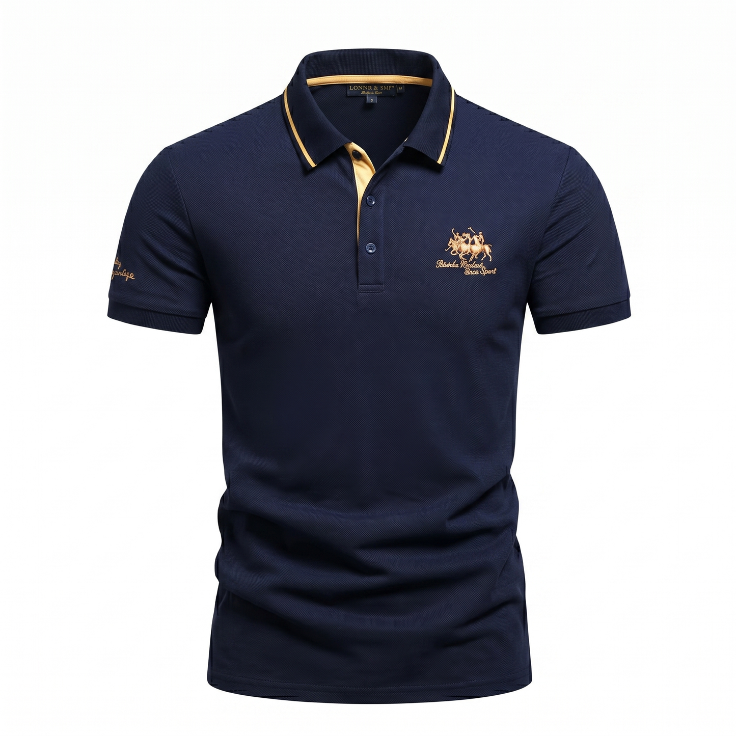 Vincenzo Luxe Polo – Tijdloos, Ademend & Comfortabel