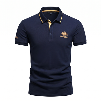 Vincenzo Luxe Polo – Tijdloos, Ademend & Comfortabel