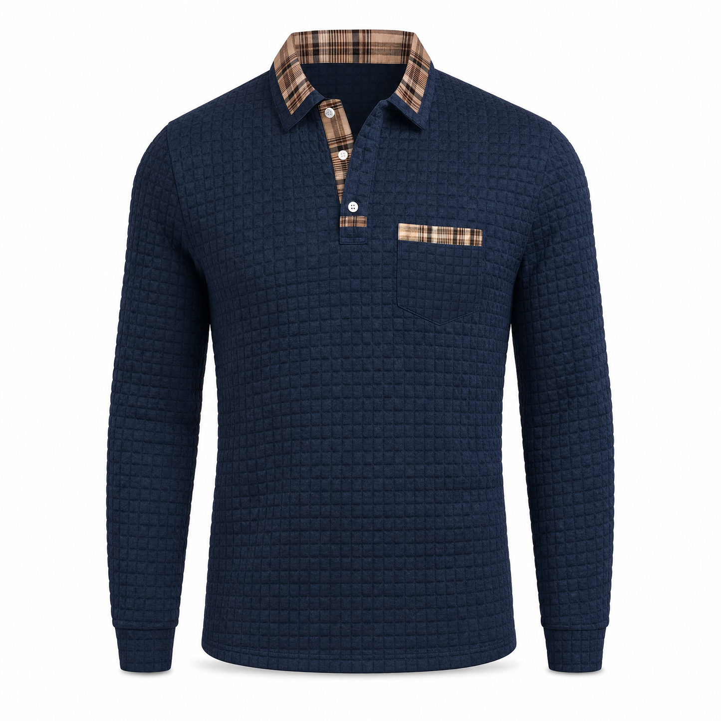 Kalani Structuur Polo – Verfijnd, Comfortabel & Karaktervol (1+1 GRATIS)