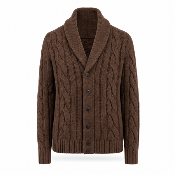 Cosimo Kabelgebreide Cardigan