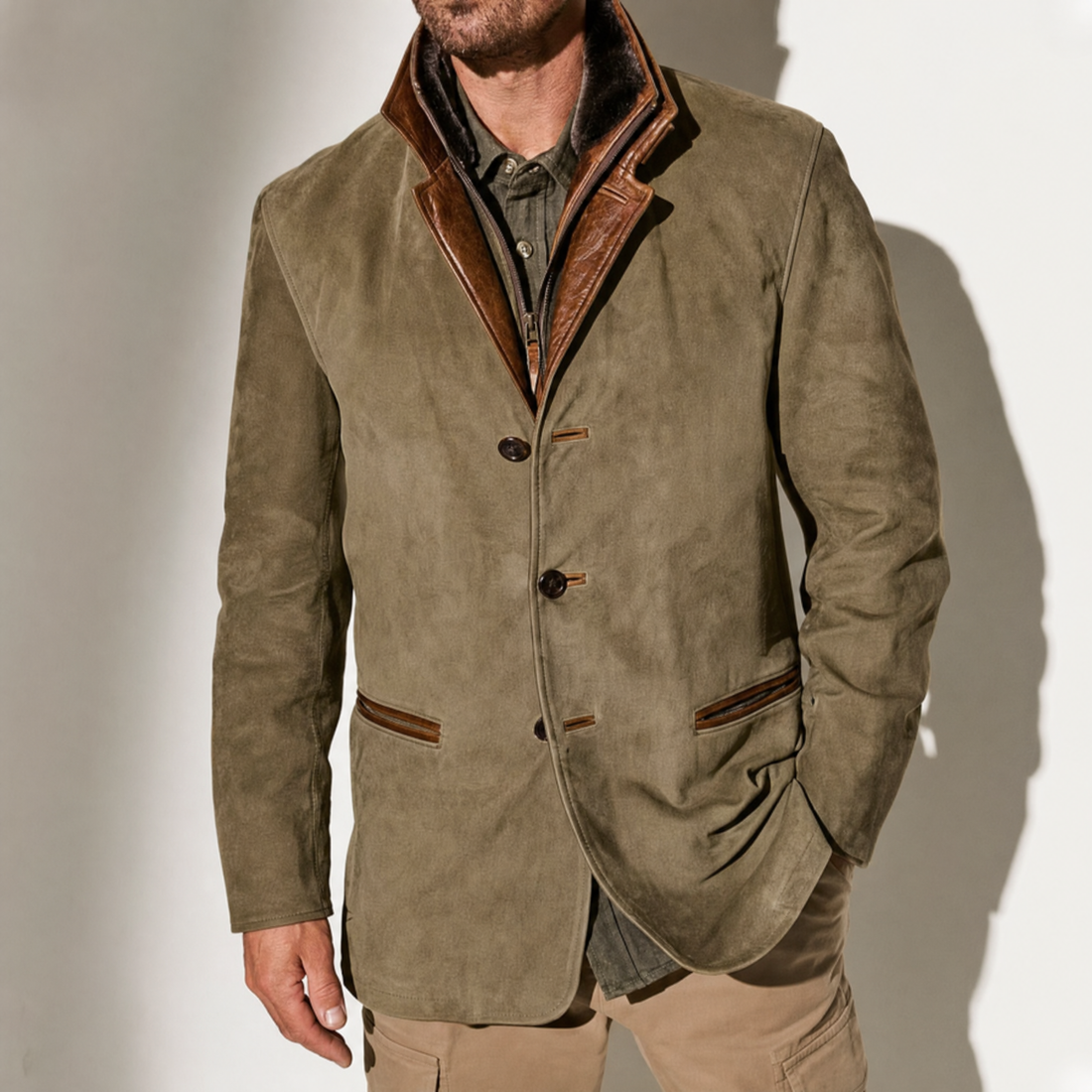 Gabriele Suède Blazer - Beige