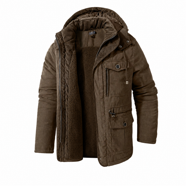 Fabrizio Gevoerde Winterparka met Capuchon