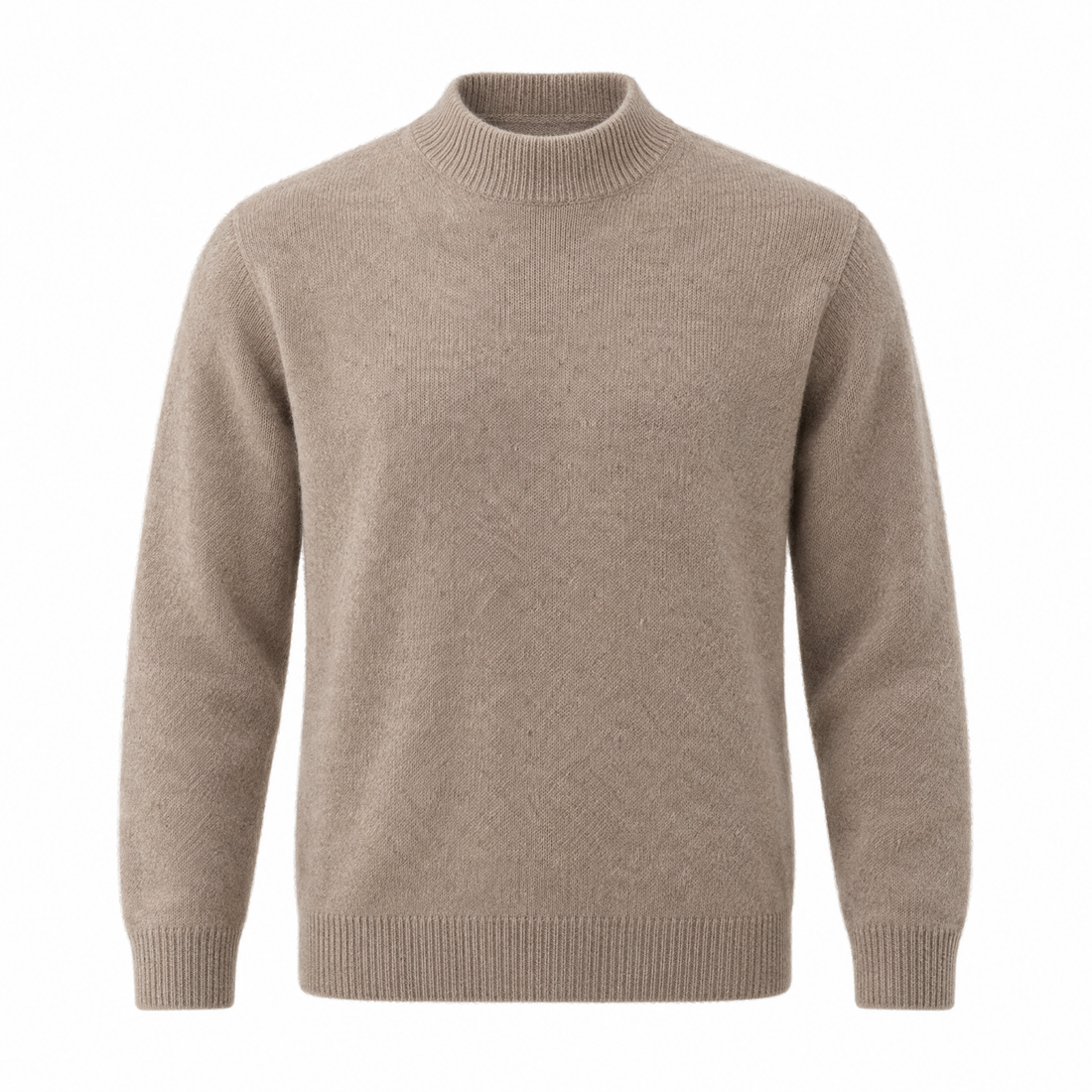 Piero Cashmere Trui met Opstaande Kraag