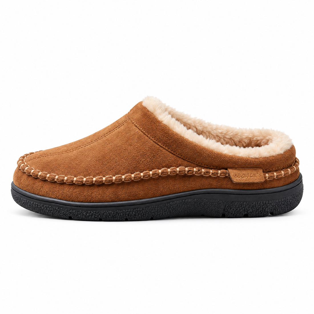 Nando Suède Pantoffels met Warme Voering