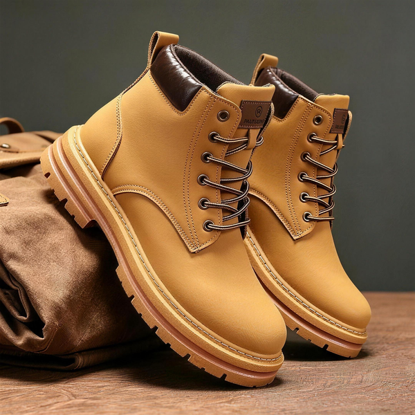 Ercole Hoge Veterschoenen met Profielzool