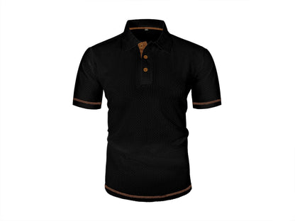 Bellagio Textuur Polo – Verfijnd, Ademend & Tijdloos