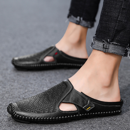 Marbella Leren Sandalen – Luxe, Comfortabel & Tijdloos