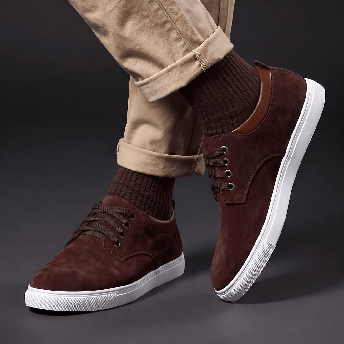 Tullio Suède Herensneakers