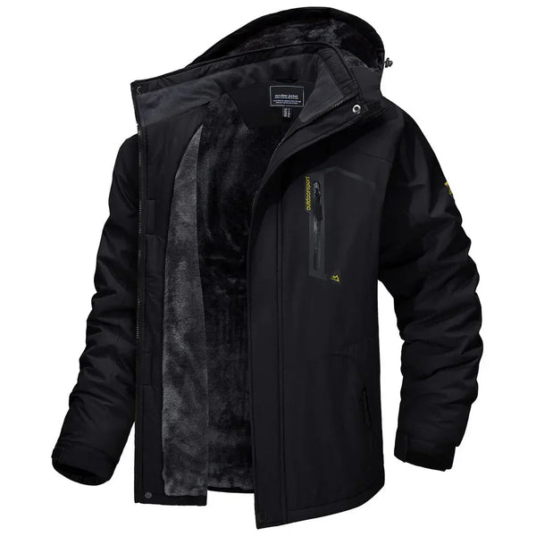 Nereo Gevoerde Outdoor Winterjas met Capuchon