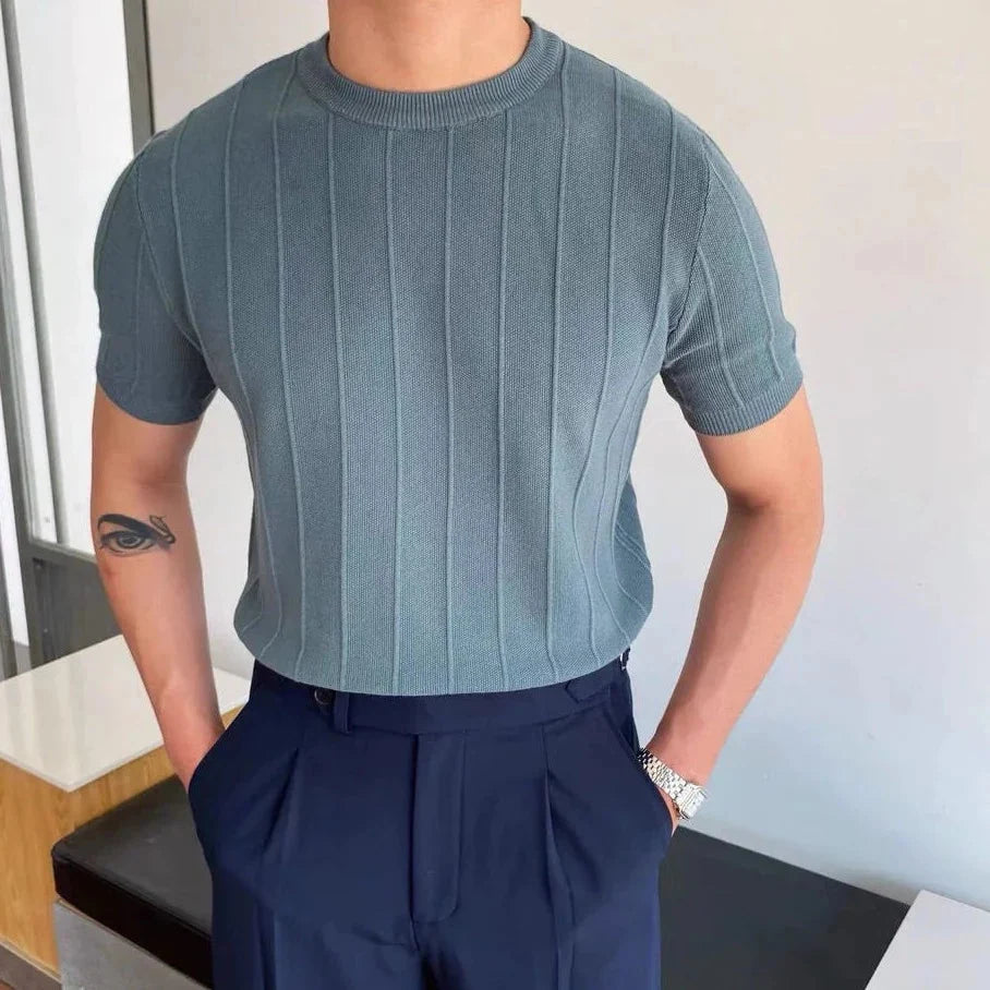 Sorello Structuur T-shirt
