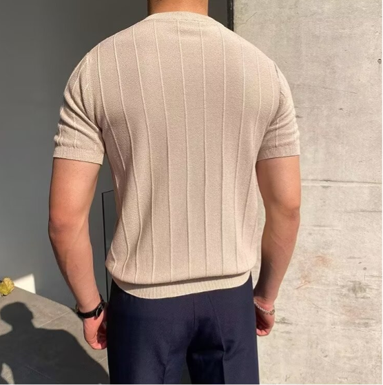 Sorello Structuur T-shirt