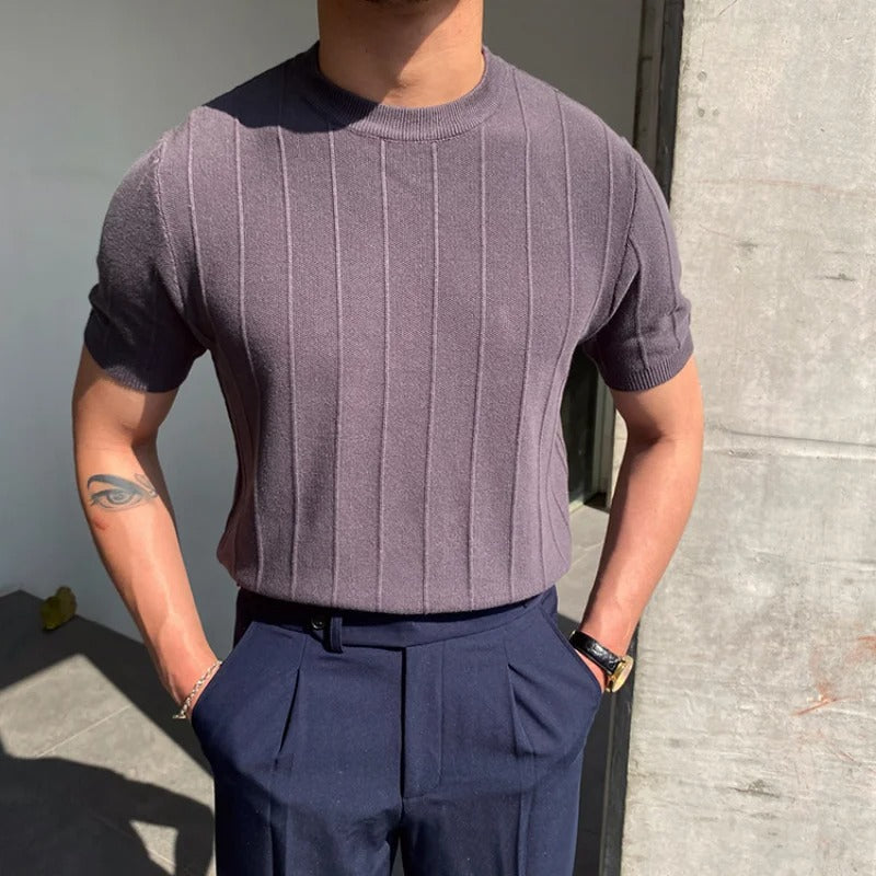 Sorello Structuur T-shirt