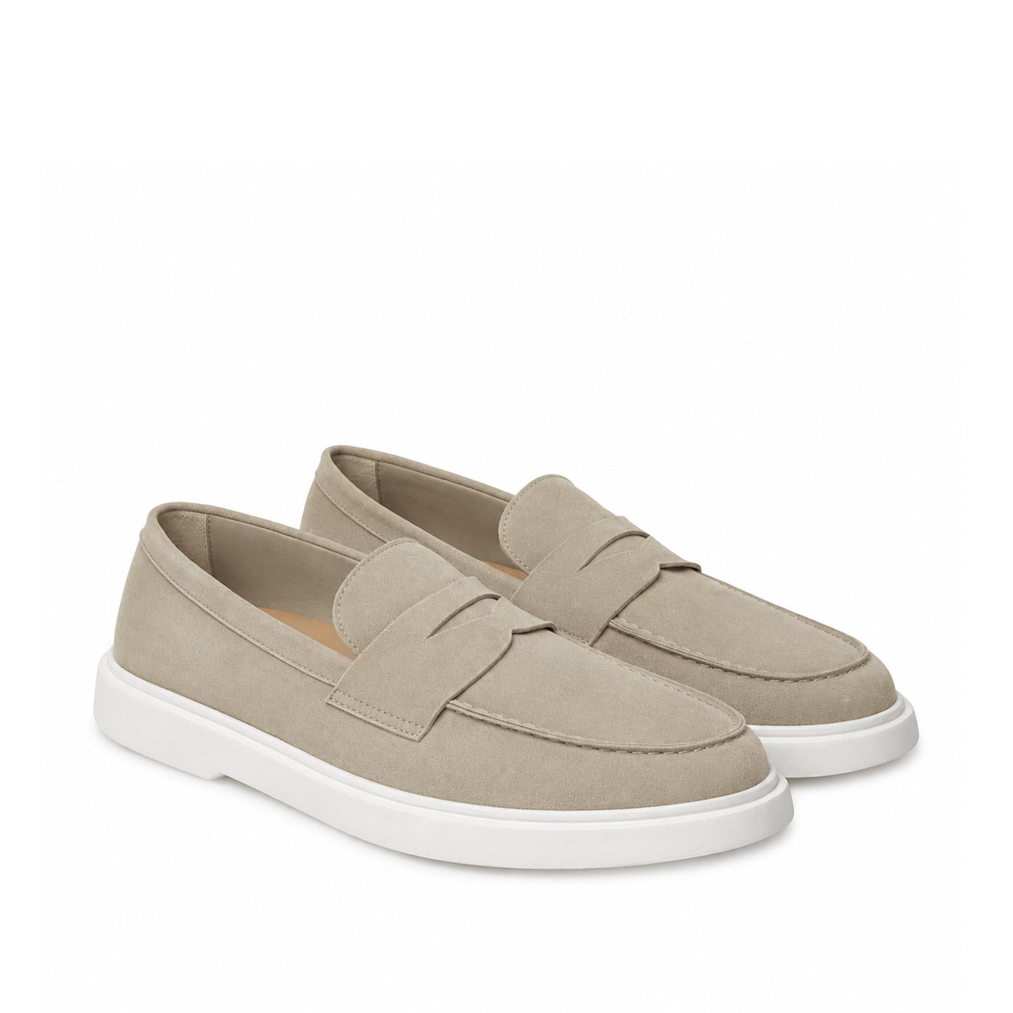 Massimo Suede Loafers – Handgemaakt, Licht & Tijdloos